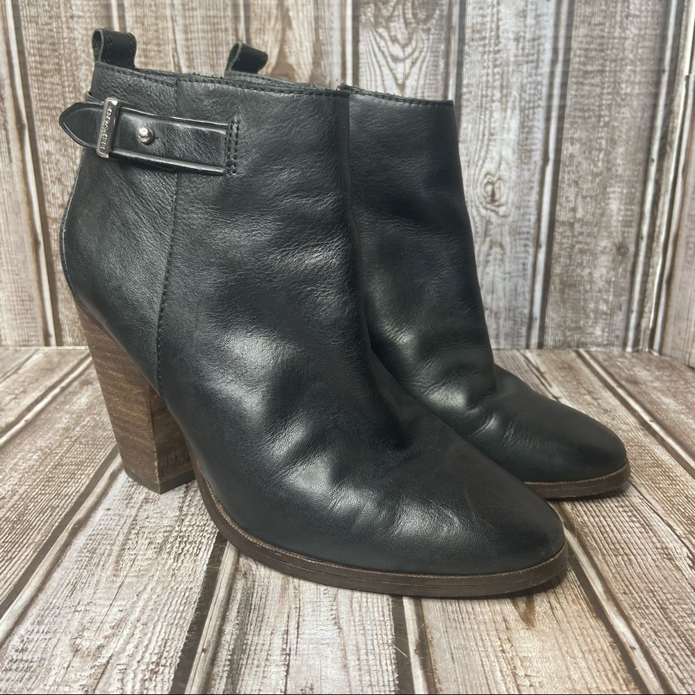 Coach black leather “Hewes” ankle boots size 7B